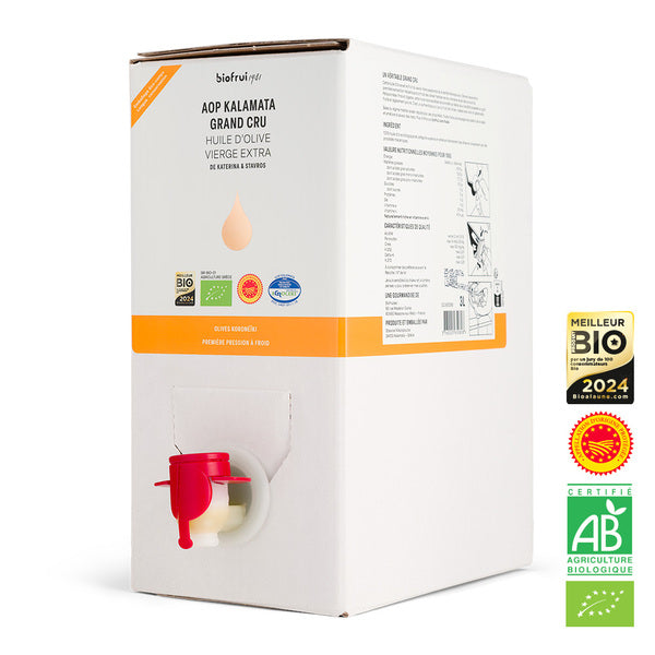 Huile d'olive koronéïki de kalamata aop vierge extra grand cru bio - 3