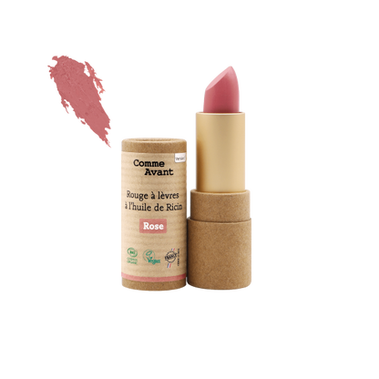Rouge à lèvres à l'huile de ricin (rose) - 1